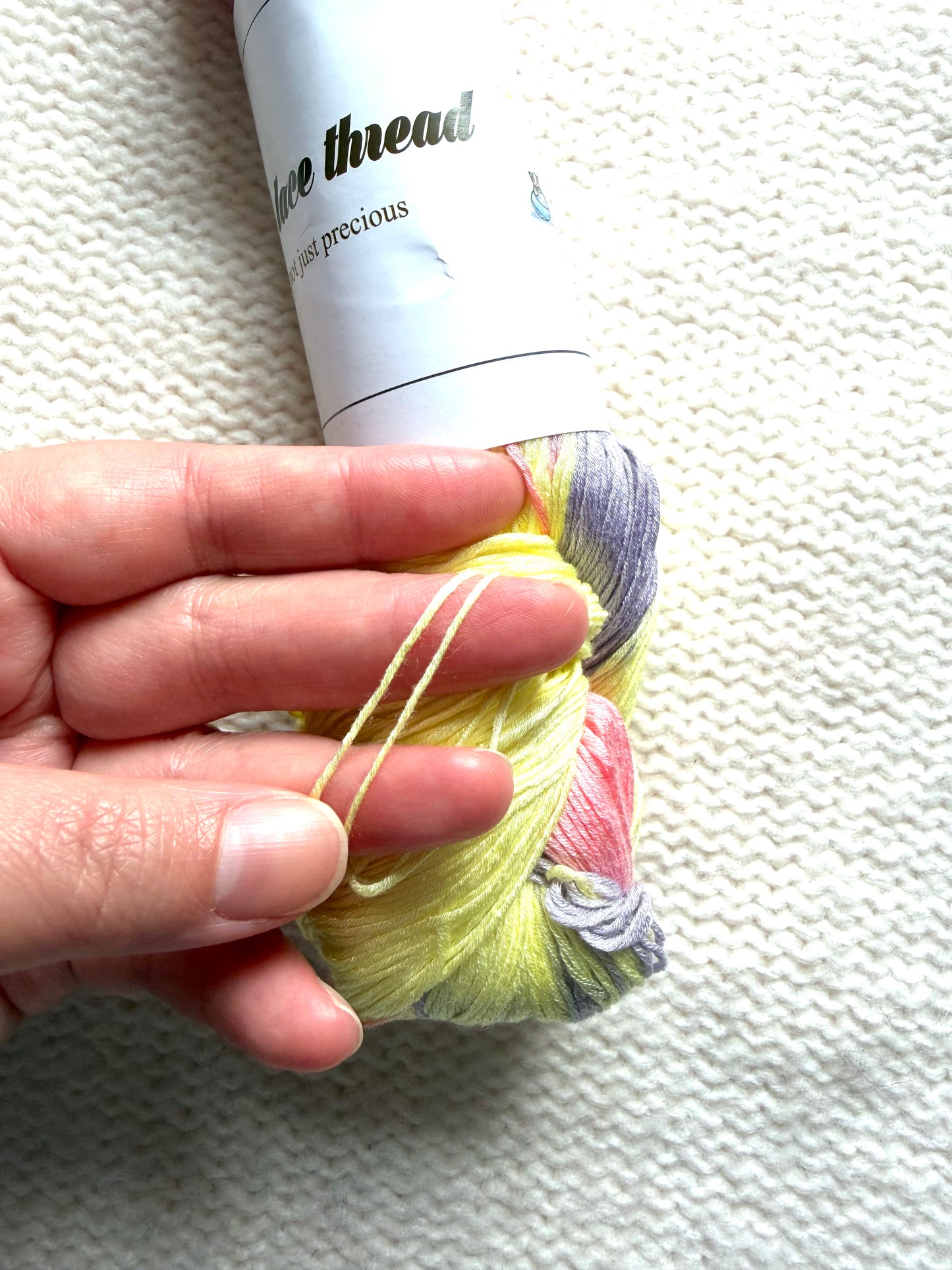 1 Skein x 100g Silk Wool Blend Gradient yarn : 06 Pastel Bouquet