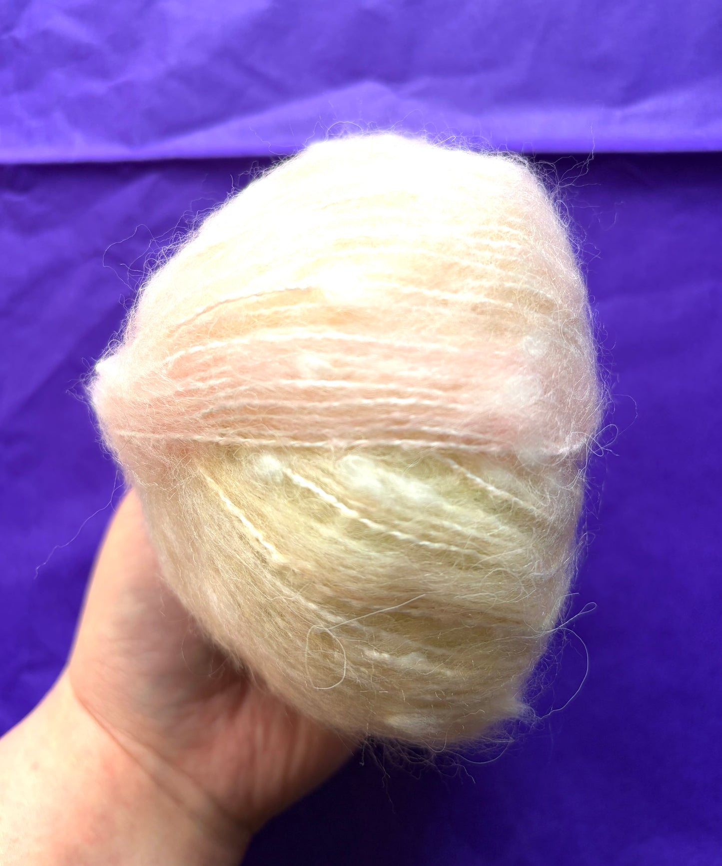 3 balls x 50g Mohair yarn : Gradient Multicolour : 12
