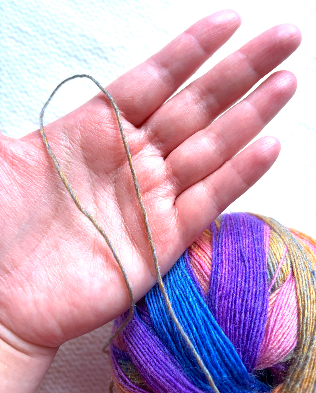 2 balls x 100g Gradient Wool Blend yarn : 70% Wool + Polyester : 14 Tropical Sunset