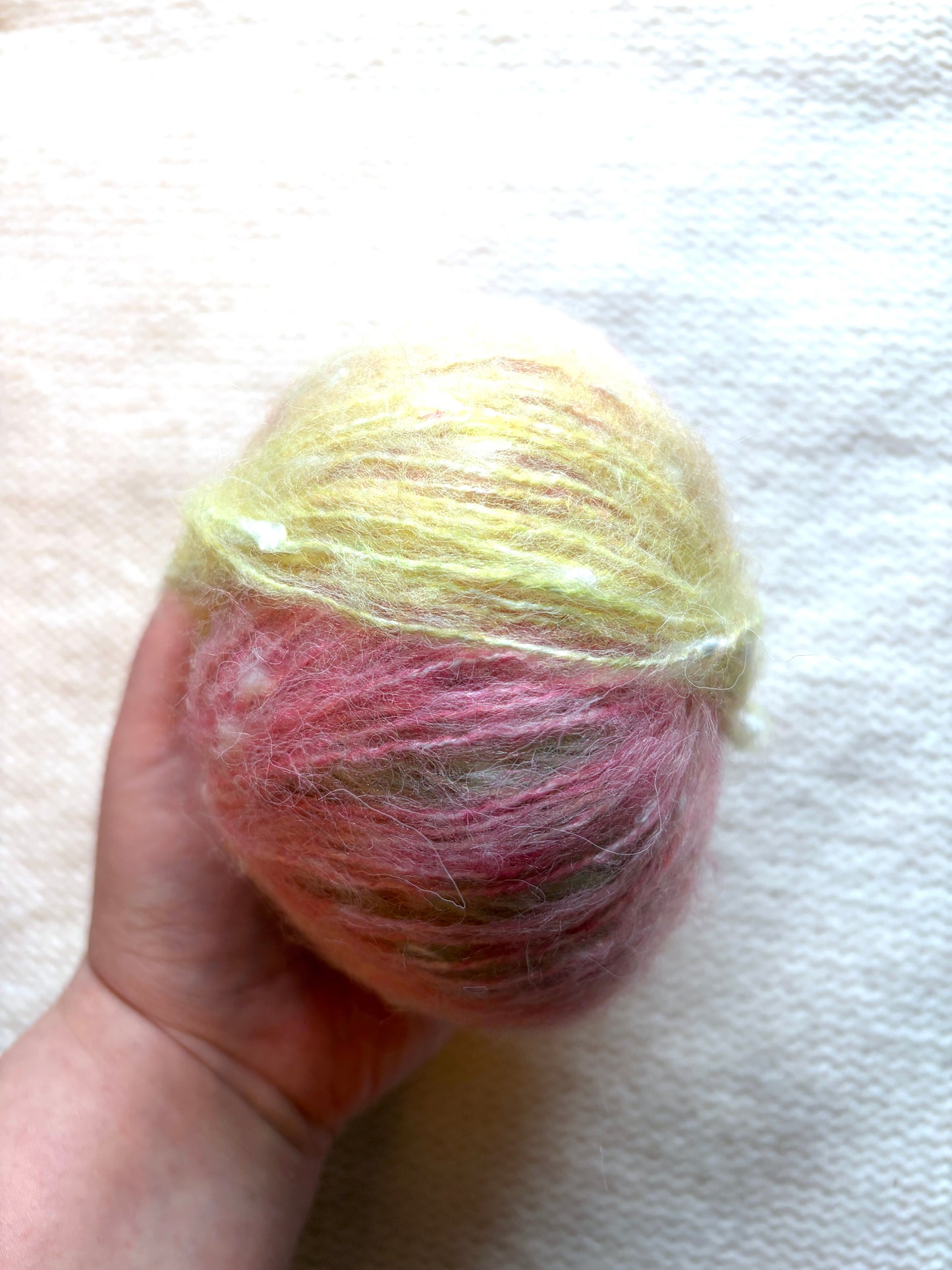 3 balls x 50g Mohair yarn : Gradient Multicolour : 14
