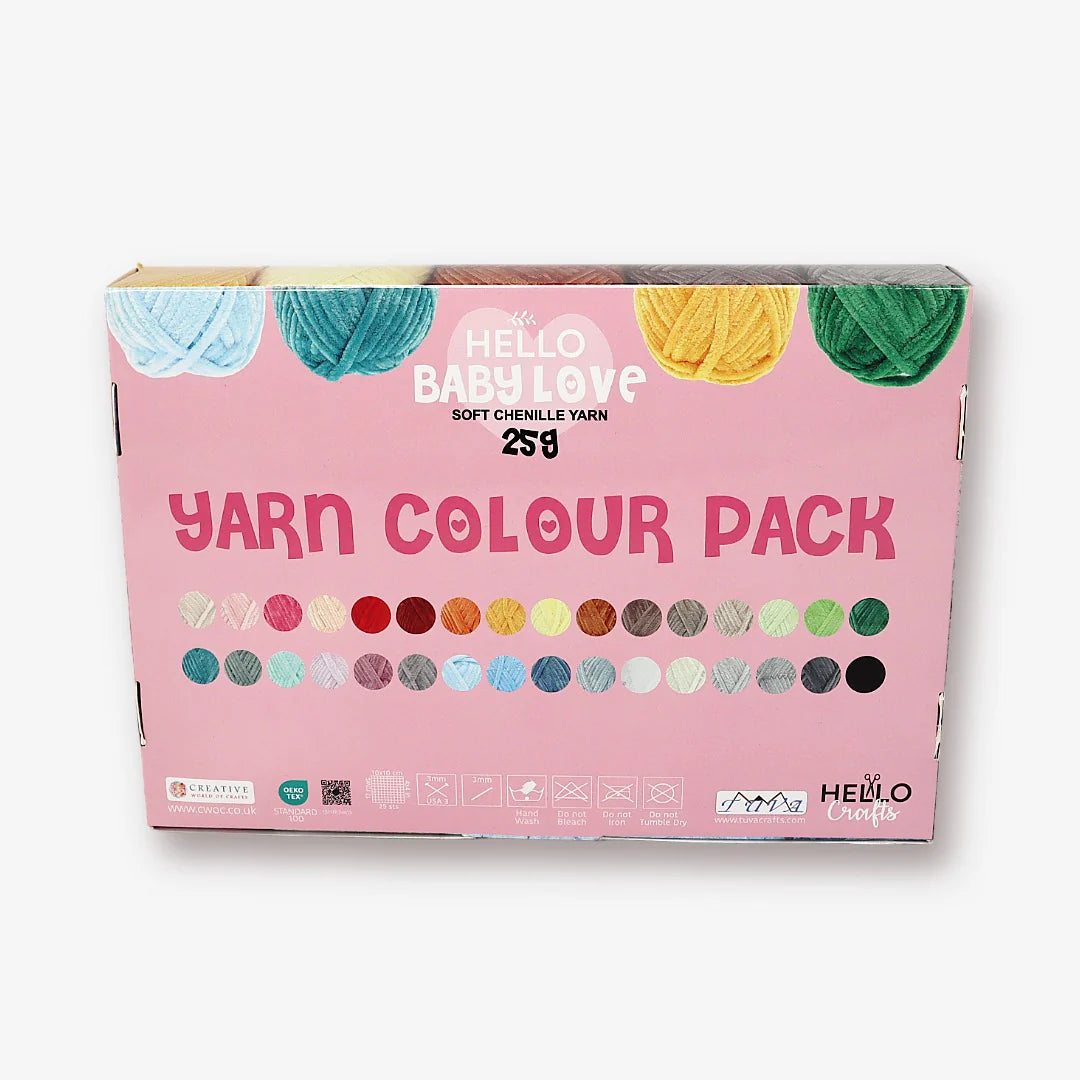 Hello Baby Love 12 Ball Yarn Pack - PASTEL