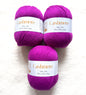 3 balls x 50g Cashmere Ultra Soft Yarn : 80% Cashmere : 09 Vibrant Magenta