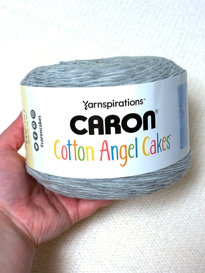 250g CARON Cotton Angel Cakes Yarn : Pepper : Cotton Blend - 1 cake