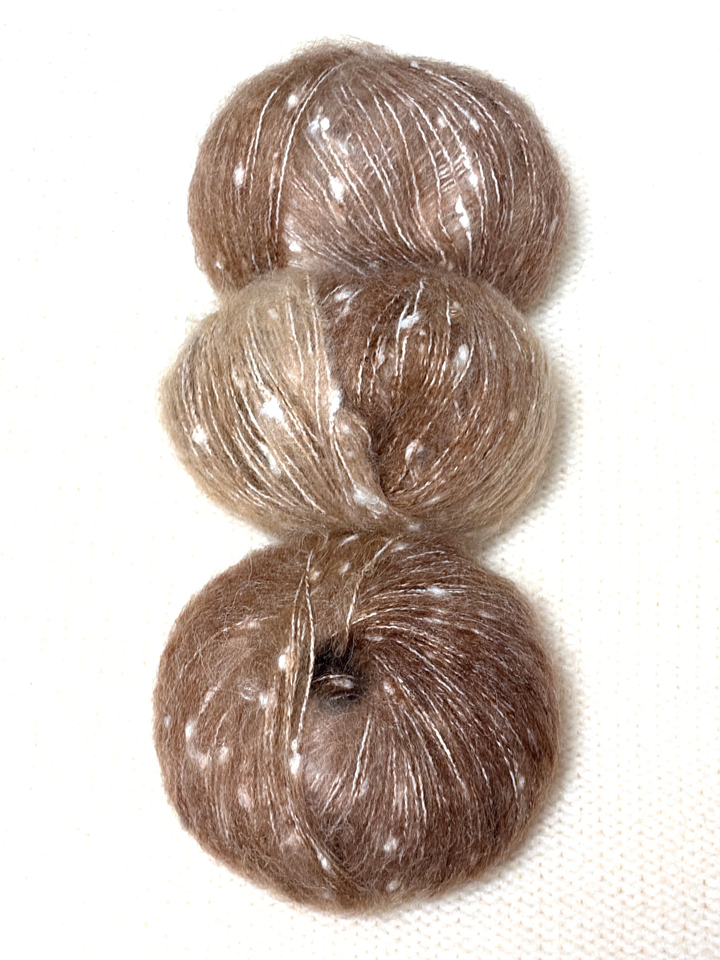 3 balls x 50g Mohair yarn : Gradient  Multicolour : 21