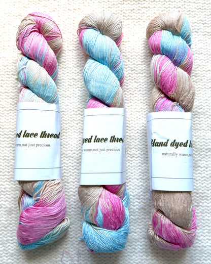 1 Skein x 100g Silk Wool Blend Gradient yarn : 08 Wildflower Meadow