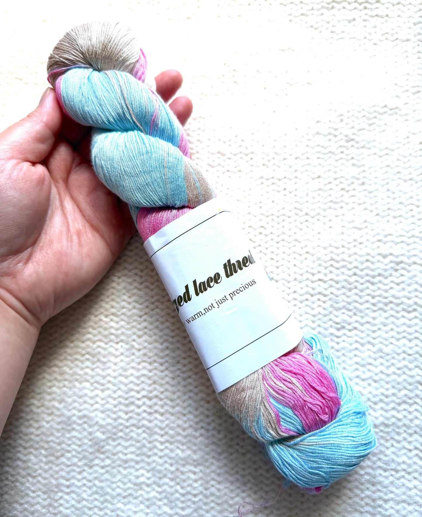 1 Skein x 100g Silk Wool Blend Gradient yarn : 08 Wildflower Meadow