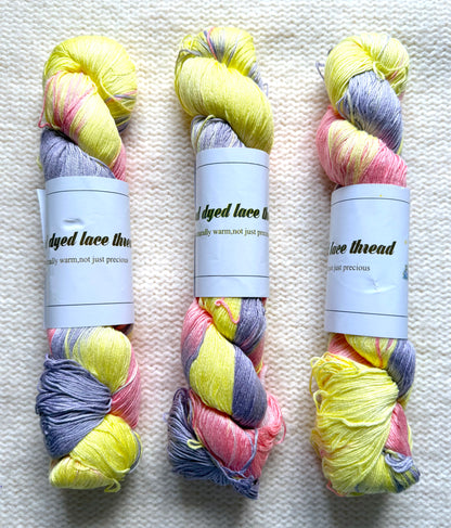1 Skein x 100g Silk Wool Blend Gradient yarn : 06 Pastel Bouquet