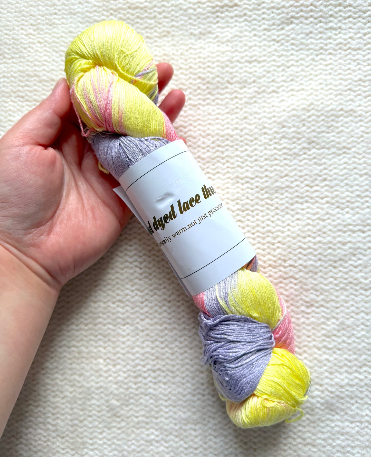 1 Skein x 100g Silk Wool Blend Gradient yarn : 06 Pastel Bouquet