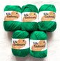 5 balls x 50g Cashmere Silk yarn : 60% Cashmere + 40% Silk : 71 Imperial Jade