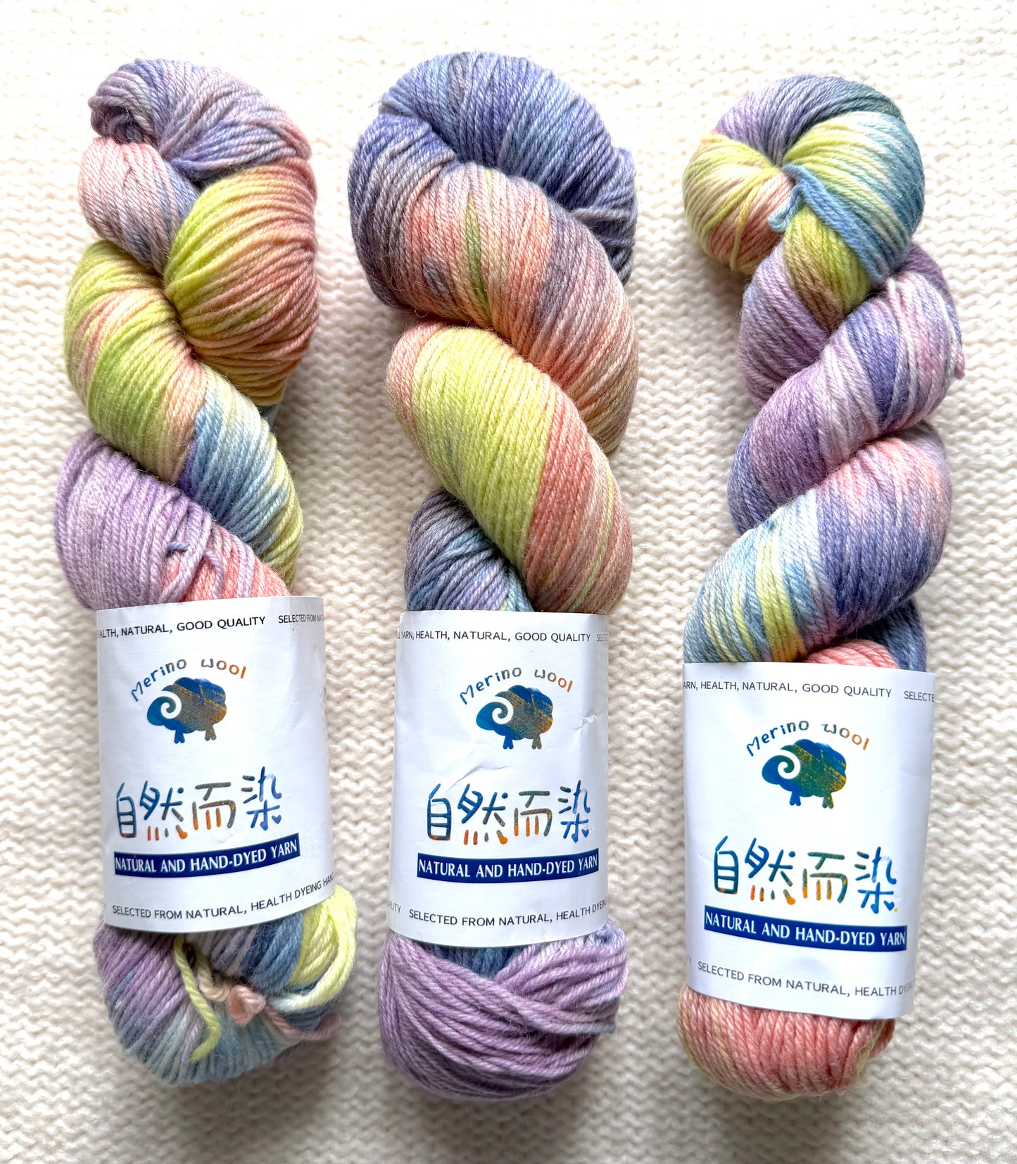 1 Skein x 100g Cashmere Wool Blend Gradient yarn : 06 Wildflower Bouquet