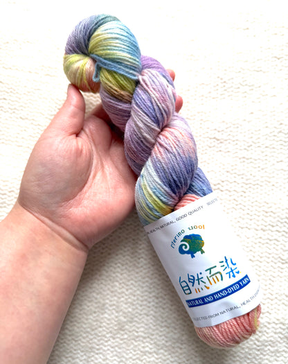 1 Skein x 100g Cashmere Wool Blend Gradient yarn : 06 Wildflower Bouquet