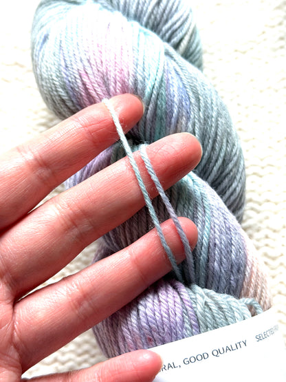1 Skein x 100g Cashmere Wool Blend Gradient yarn : 03 Lavender Seafoam