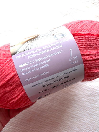 2 Balls x 140g Bernat Bundle Up Yarn Medium Yarn : Red Wagon