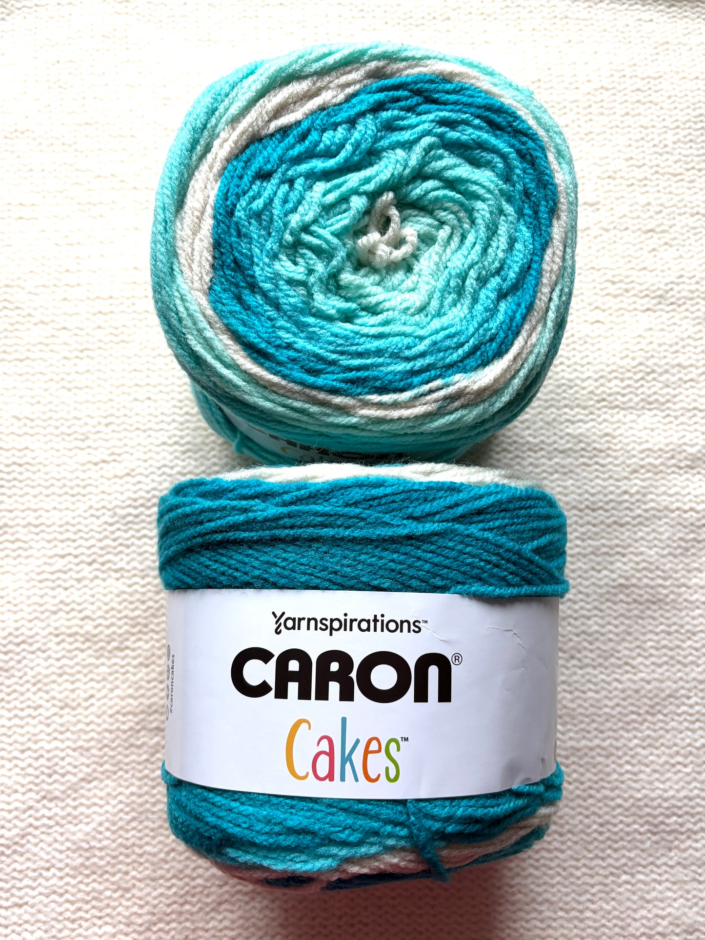 Caron Cakes Self Striping Aran Yarn 200g : Wool Blend : Faerie Cake - 1 cake