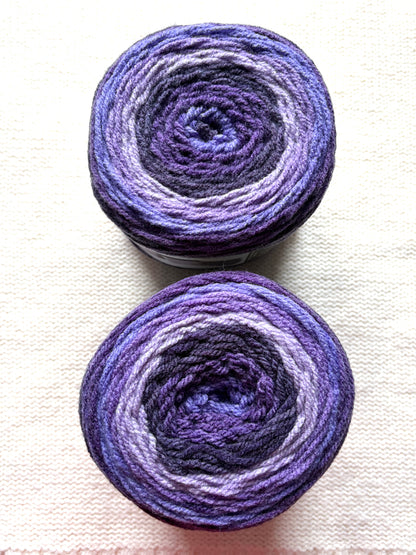 Caron Cakes Self Striping Aran Yarn 200g : Wool Blend : Bumbleberry - 1 cake