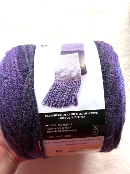 Caron Cakes Self Striping Aran Yarn 200g : Wool Blend : Bumbleberry - 1 cake