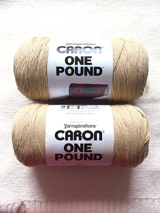 Caron One Pound Yarn 453.6g : Acrylic : Colour - Lace : 1 ball