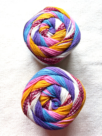 Caron Cinnamon Swirl Cakes Yarn 227g : Acrylic : Jellybeans - 1 cake