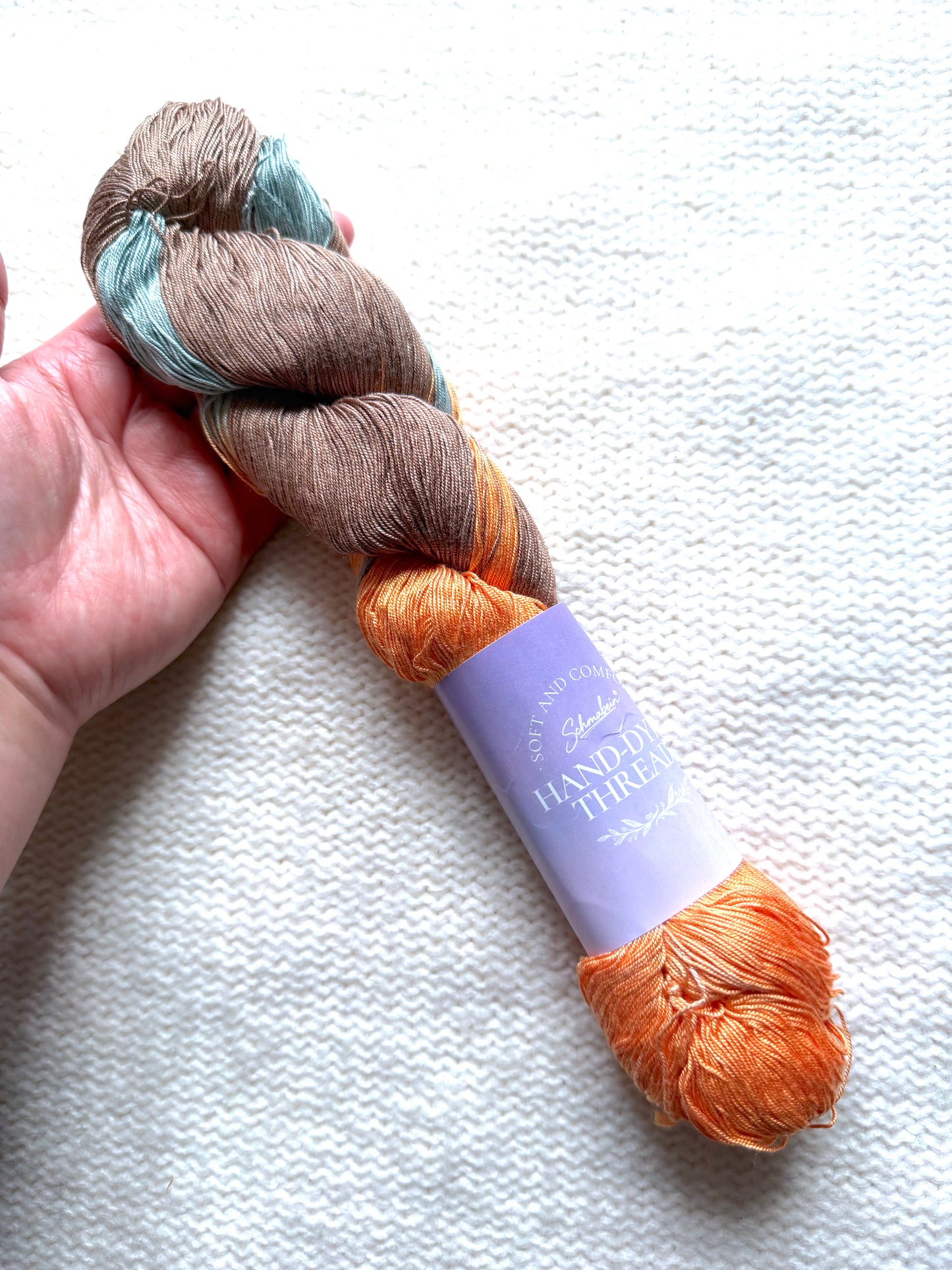 1 Skein x 100g 100% Silk Gradient yarn : Pure Silk : 05 Golden Hour Horizon