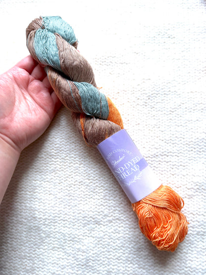 1 Skein x 100g 100% Silk Gradient yarn : Pure Silk : 05 Golden Hour Horizon