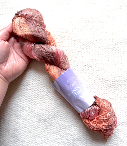 1 Skein x 100g 100% Silk Gradient yarn : Pure Silk : 04 Terracotta Sienna
