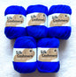 5 balls x 50g Cashmere Silk yarn : 60% Cashmere + 40% Silk : 28 Royal Sapphire