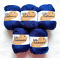 5 balls x 50g Cashmere Silk yarn : 60% Cashmere + 40% Silk : 39 Dark Navy
