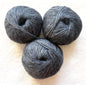 3 balls x 50g 90% Cashmere yarn : Cashmere + Bamboo fiber : 05 Dark Grey