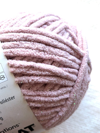 2 balls x Bernat Blanket Sparkle Yarn 300g : Fig