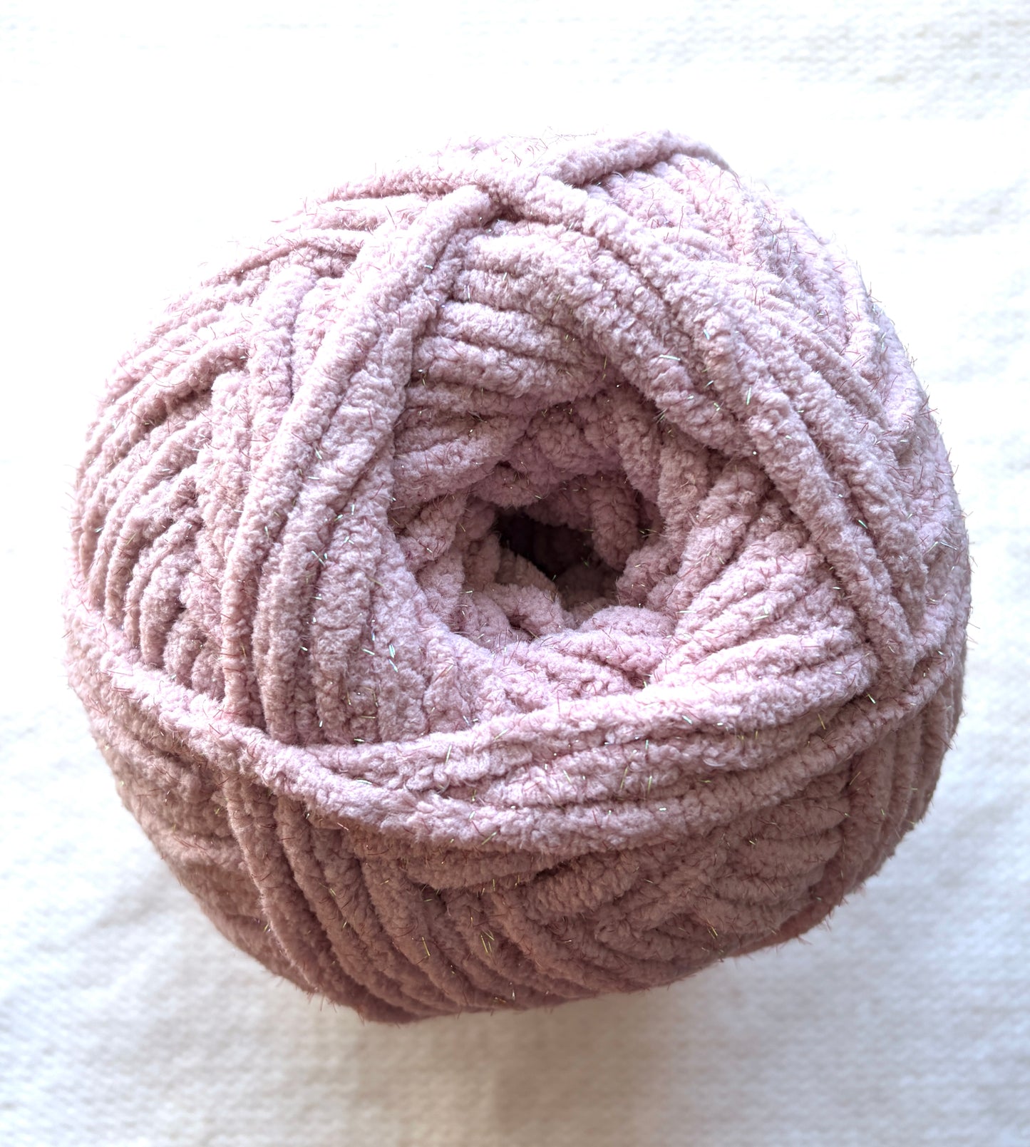 2 balls x Bernat Blanket Sparkle Yarn 300g : Fig