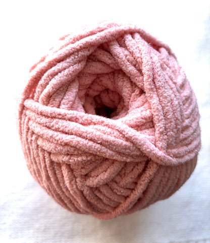 2 balls x Bernat Blanket Sparkle Yarn 300g : Sparkle Muted Coral