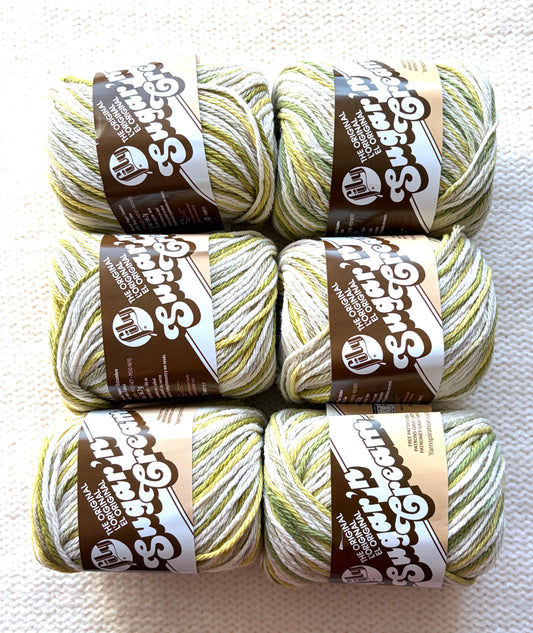 56.7g Lily Sugar 'n Cream Ombre Yarn - Guacamole : 100% Cotton (Copy)