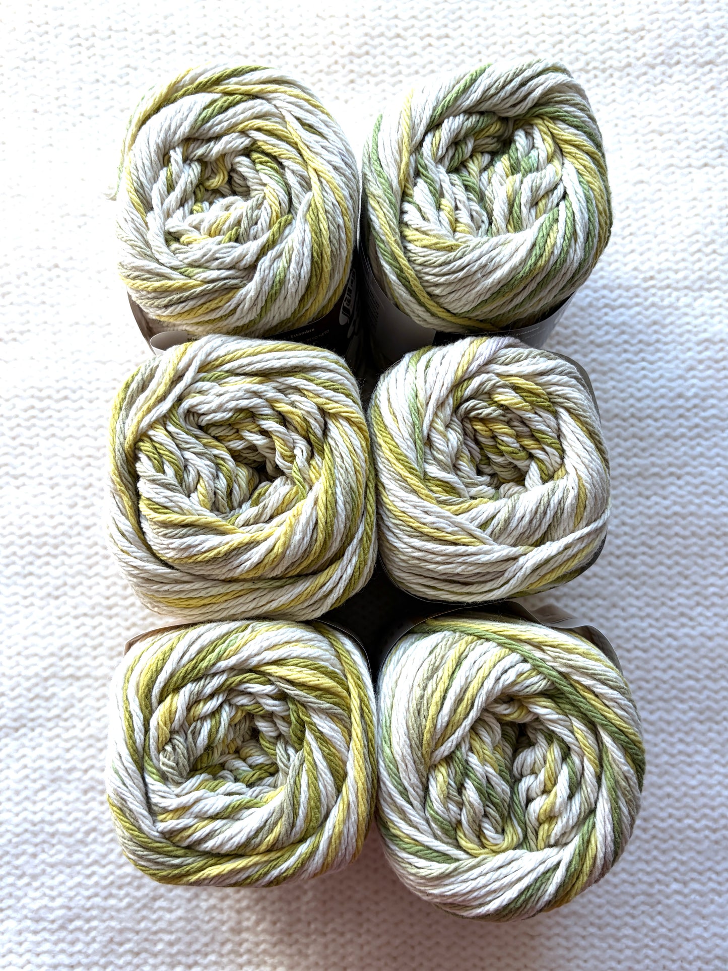 56.7g Lily Sugar 'n Cream Ombre Yarn - Guacamole : 100% Cotton (Copy)