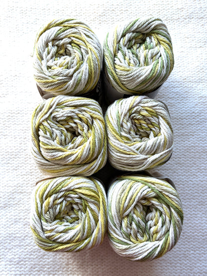 56.7g Lily Sugar 'n Cream Ombre Yarn - Guacamole : 100% Cotton (Copy)