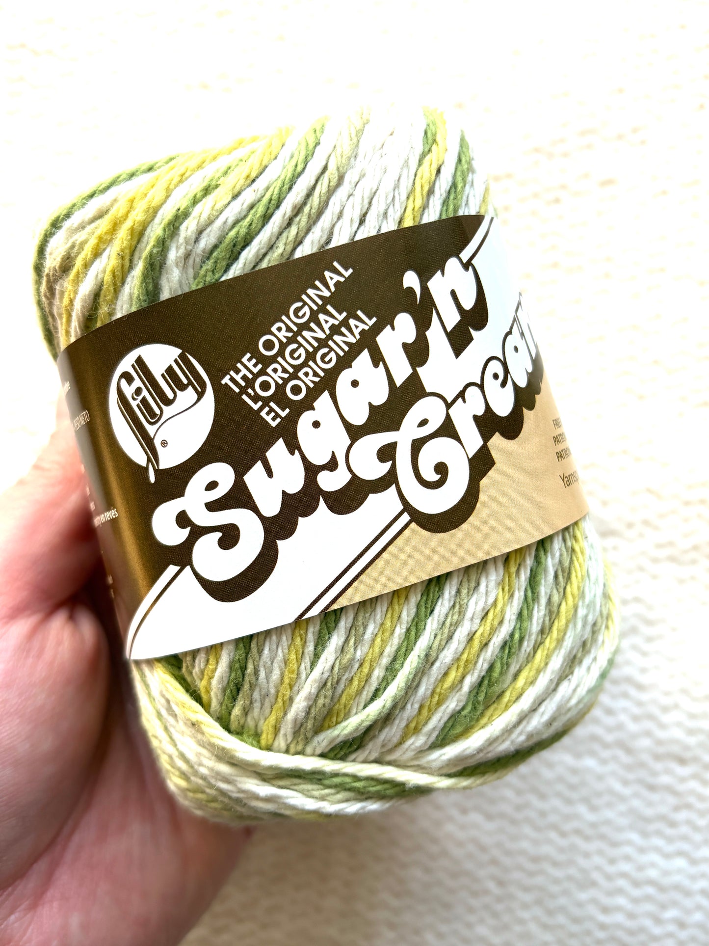 56.7g Lily Sugar 'n Cream Ombre Yarn - Guacamole : 100% Cotton (Copy)