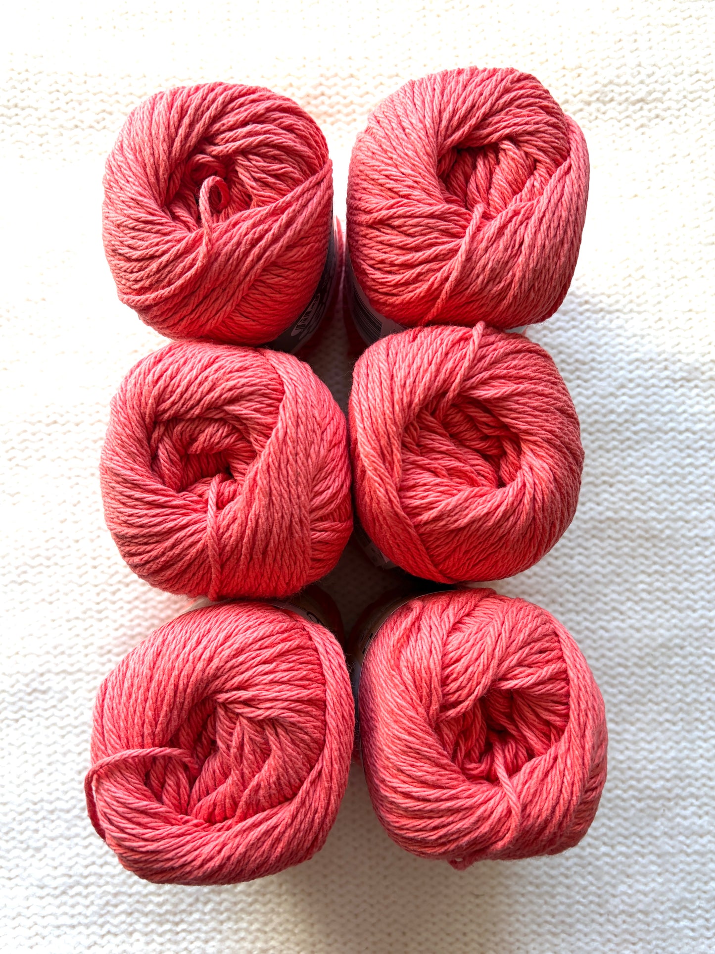 70.9g Lily Sugar 'n Cream The Original Yarn - Tangerine : 100% Cotton