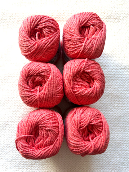 70.9g Lily Sugar 'n Cream The Original Yarn - Tangerine : 100% Cotton