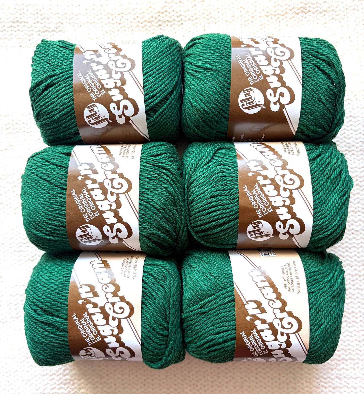 70.9g Lily Sugar 'n Cream The Original Yarn - Dark Pine : 100% Cotton