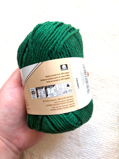 70.9g Lily Sugar 'n Cream The Original Yarn - Dark Pine : 100% Cotton