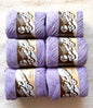 70.9g Lily Sugar 'n Cream The Original Yarn - Soft Violet : 100% Cotton