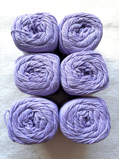 70.9g Lily Sugar 'n Cream The Original Yarn - Soft Violet : 100% Cotton
