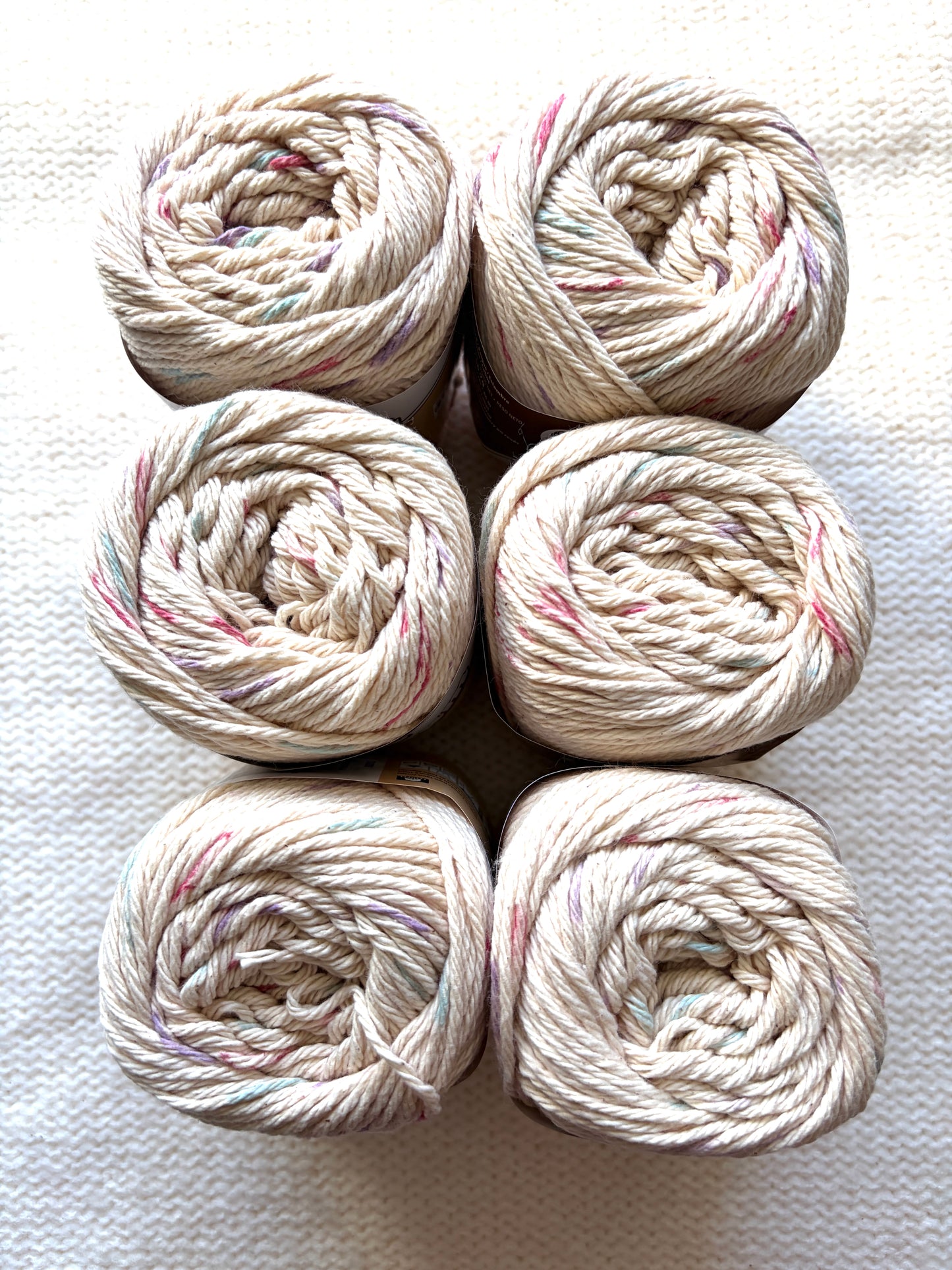 56.7g Lily Sugar 'n Cream Ombre Yarn - Potpourri : 100% Cotton