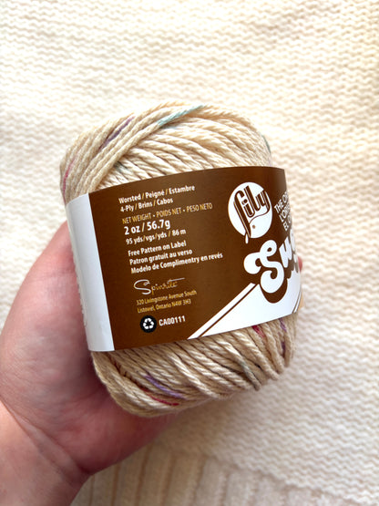 56.7g Lily Sugar 'n Cream Ombre Yarn - Potpourri : 100% Cotton