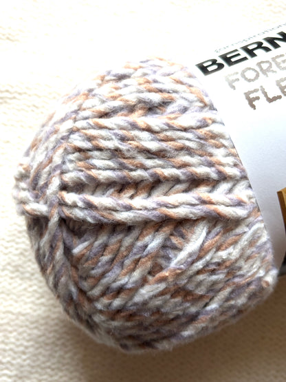 2 Balls x 280g Bernat Forever Fleece Super Chunky Yarn : Natural
