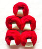 5 balls x 50g Cashmere Silk yarn : Cashmere + Silk + Bamboo fiber : 11 Scarlet Red