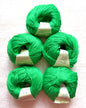 5 balls x 50g Cashmere Silk yarn : Cashmere + Silk + Bamboo fiber : 22 Kelly Green