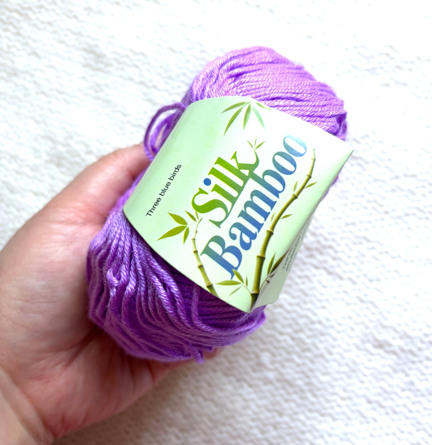 5 balls x 50g Cashmere Silk yarn : Cashmere + Silk + Bamboo fiber : 19 Orchid Purple