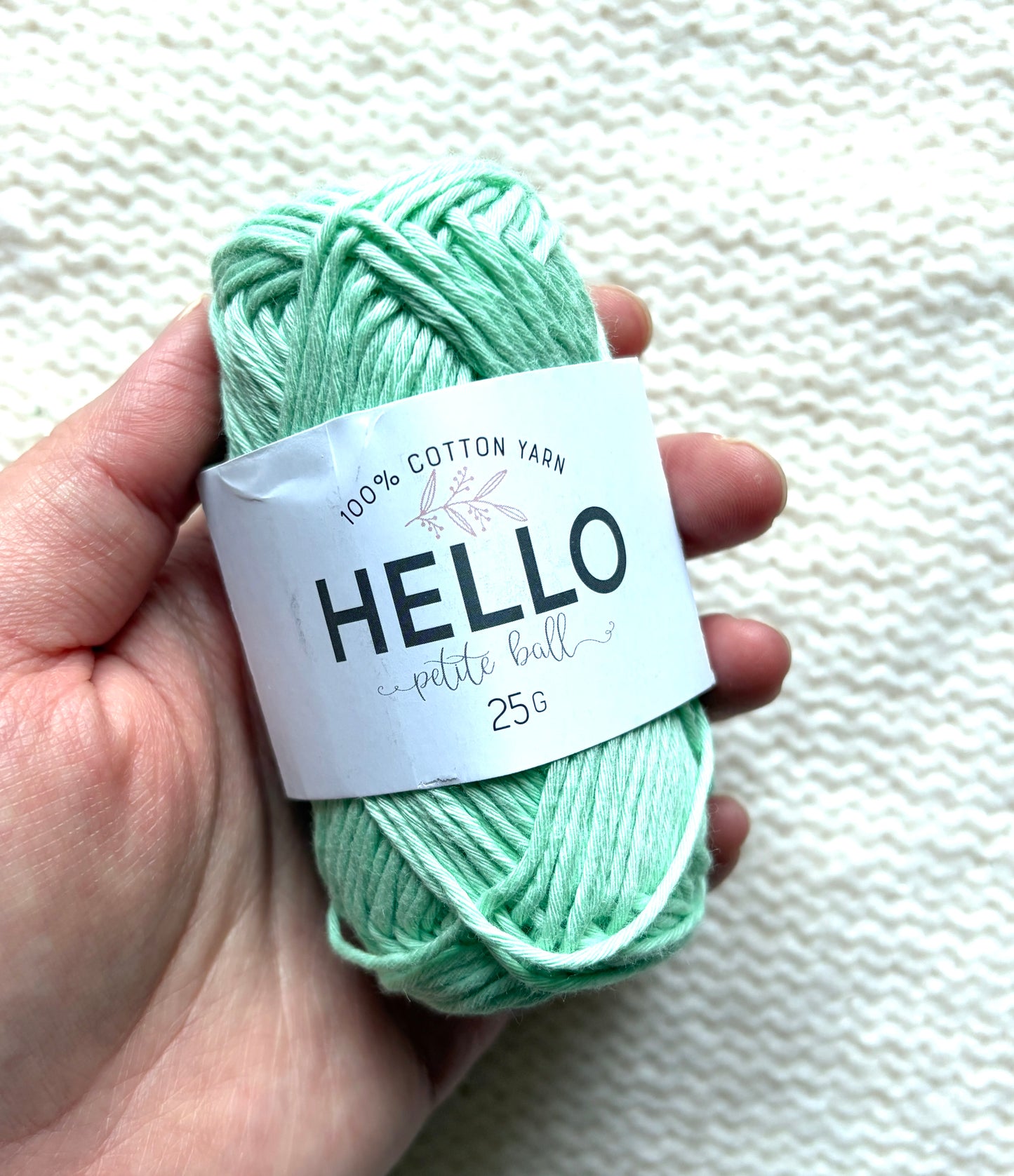 Hello Cotton Yarn - 12 x 25g Ball Collection | Pastel Colours