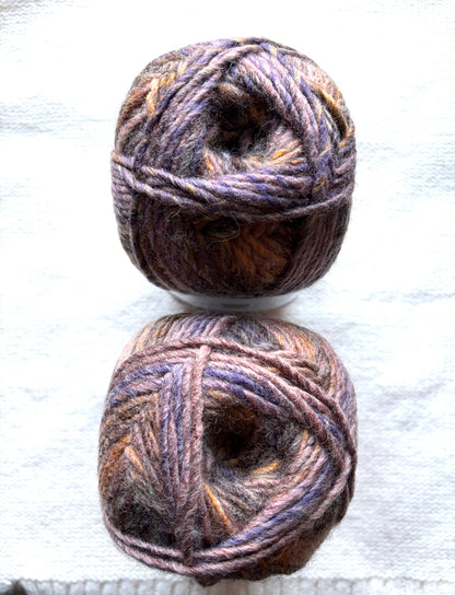 2 Balls x 225g Bernat Symphony Chunky Yarn Wool Blend : Brocade