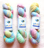1 Skein x 100g Cashmere Wool Blend Gradient yarn : 02 Pastel Rainbow